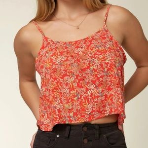 O’Neil Emilie Red Flowy Top